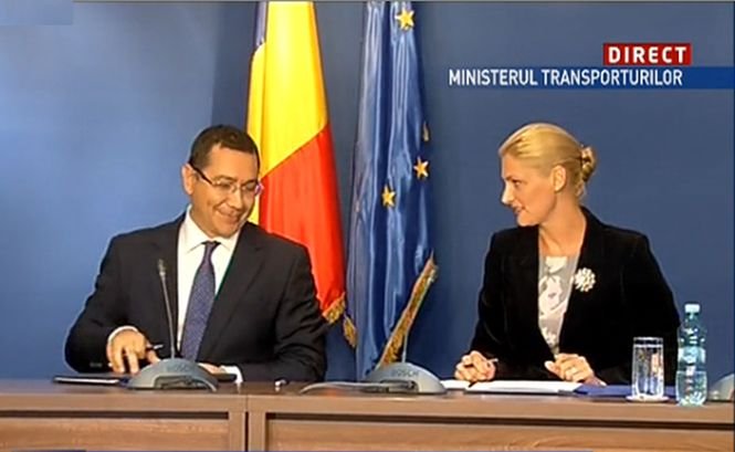 Ponta lui Mănescu, la predarea mandatului de la Transporturi: Luni, chemaţi câştigătorul licitaţiei CFR Marfă şi semnaţi contractul