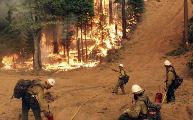 Unul dintre cele mai cunoscute parcuri naturale din America s-a transformat într-un infern. 90.000 de hectare de vegetaţie, distruse de flăcări