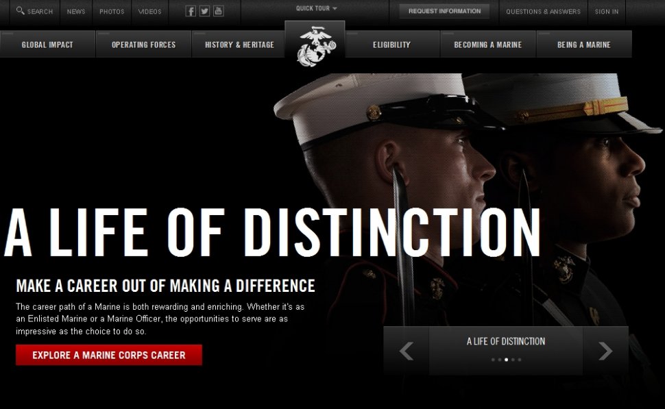Website-ul U.S. Marines Corps, atacat de Armata electronică a Siriei: &quot;Obama este un trădător&quot;
