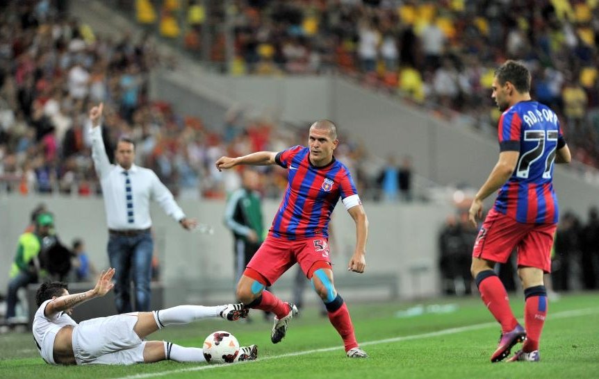 Steaua Bucureşti, amendată de UEFA pentru incidentele de la meciul retur cu Vardar Skopje