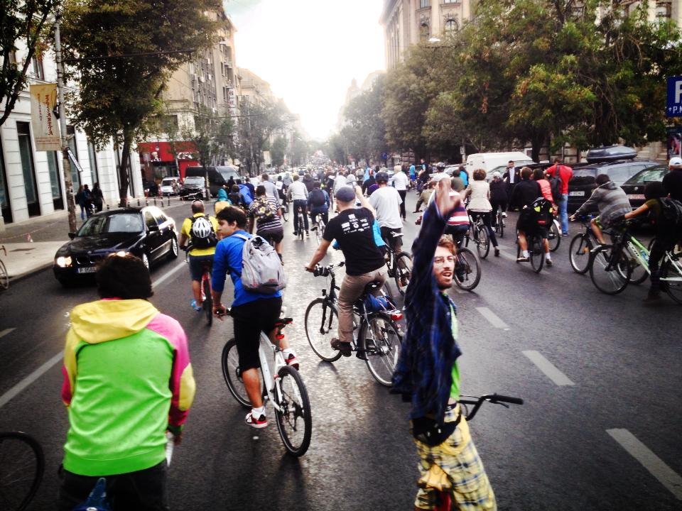 Protestul bicicliştilor din Bucureşti, în presa internaţională
