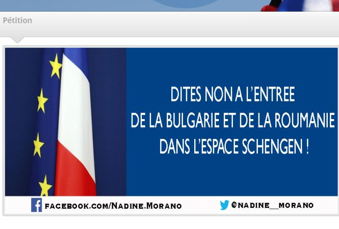 Petiţie online împotriva aderării României la spaţiul Schengen, postată de un fost ministru francez