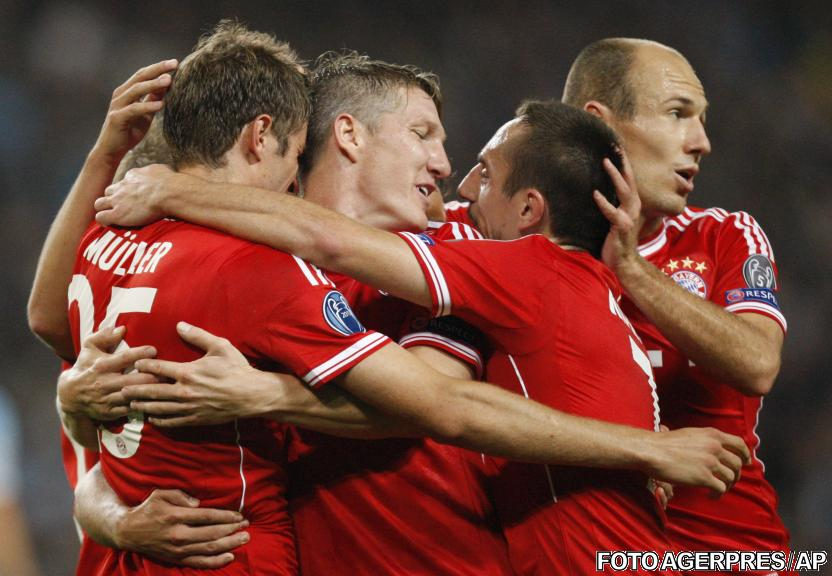 Liga Campionilor. Bayern câştigă în deplasare cu Manchester City. Galatasaray reuşeşte surpriza serii, la Torino