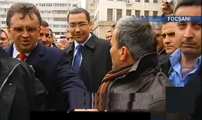 Oprişan, în rol de bodyguard pentru premierul Ponta