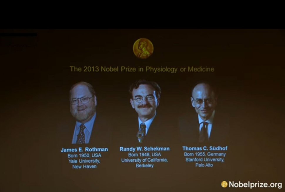 Premiul Nobel pentru Fiziologie şi Medicină 2013, acordat unui grup de cercetători care a elucidat misterul traficului intracelular