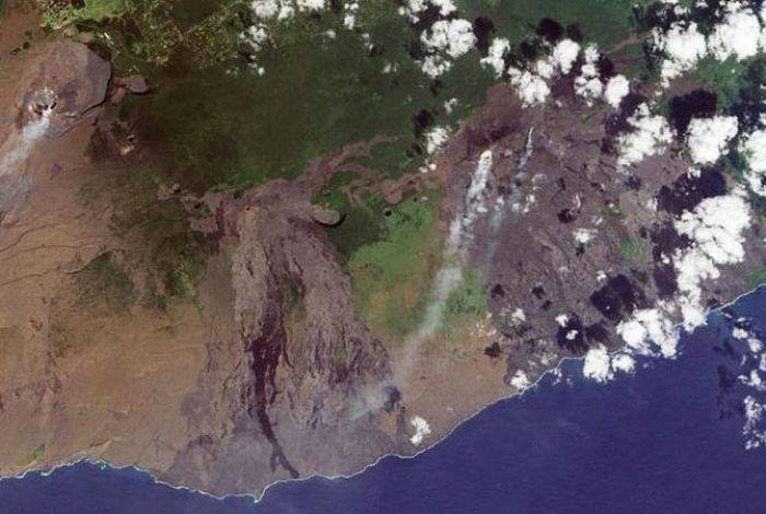 Fotografii care arată proporţiile DEZASTRULUI. Sute de case din Hawaii au fost TOPITE de valul uriaş de lavă