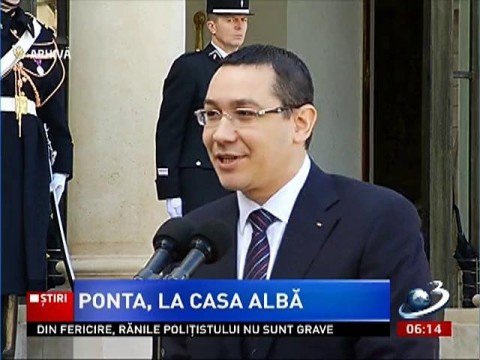 Victor Ponta, at the White House. Romania’s Prime Minister and  Joe Biden  to discuss US visa liberalization 
