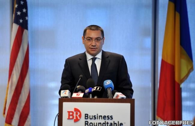 Victor Ponta: Companiile americane au intenţii clare de a investi în România