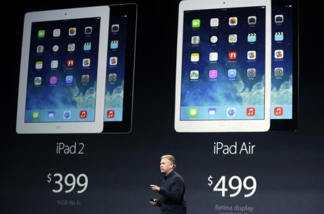 Apple a lansat iPad Air,  cea mai uşoară tabletă din lume