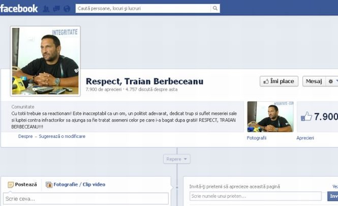 Berbeceanu, vedetă pe Facebook - un poliţist dur care deranjează sau e mână-n mână cu interlopii?