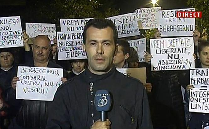 Jurnalist: Un coleg de serviciu al comisarului-şef Berbeceanu, care voia să-i ia locul, a înscenat totul