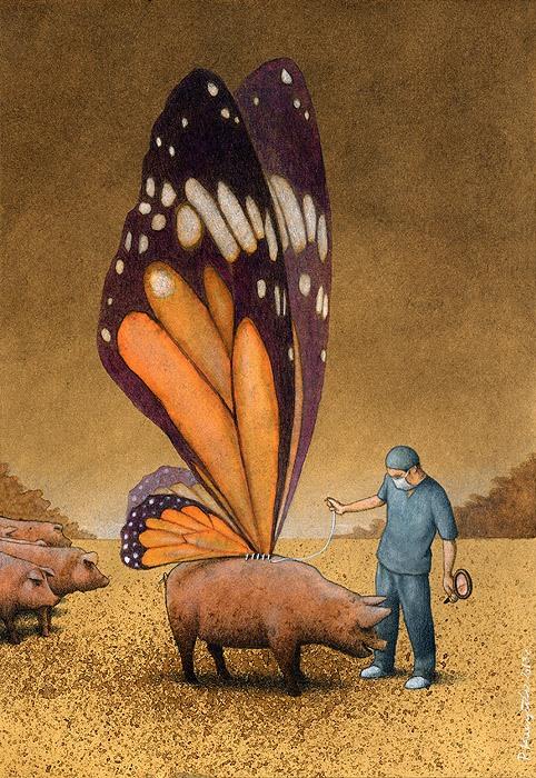 Realitatea zilelor noastre exprimată în caricatura unui artist polonez 234178