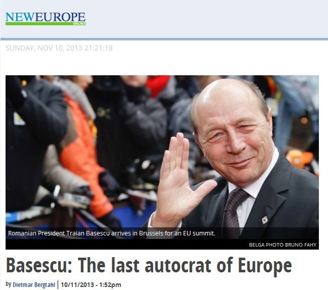 Sinteza zilei: Băsescu, criticat la Bruxelles. &quot;E ultimul AUTOCRAT al Europei&quot;