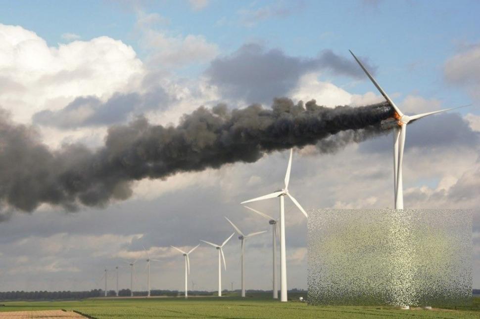 Doi muncitori au avut parte de un sfârşit îngrozitor, după ce turbina unei mori de vânt a luat foc. "Erau într-o capcană a morţii" 234579