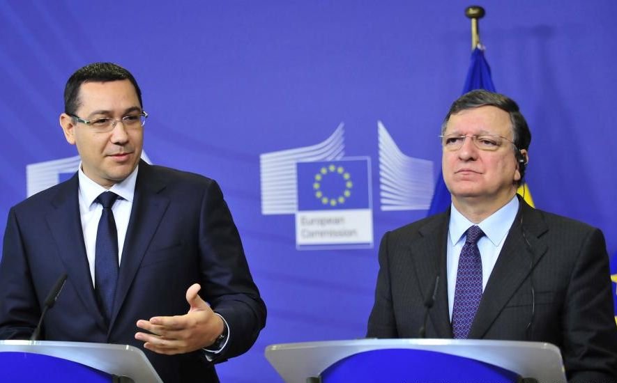 Ponta a discutat cu Barroso despre varianta ca România să obţină &quot;o cauză de investiţii&quot; la deficit