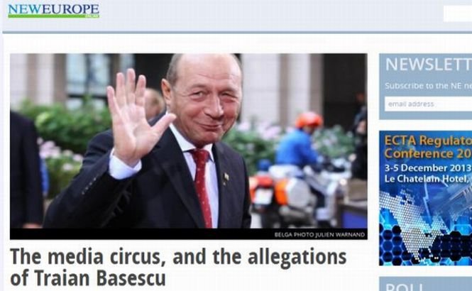 Răspunsul publicaţiei New Europe privind acuzaţiile lui Traian Băsescu