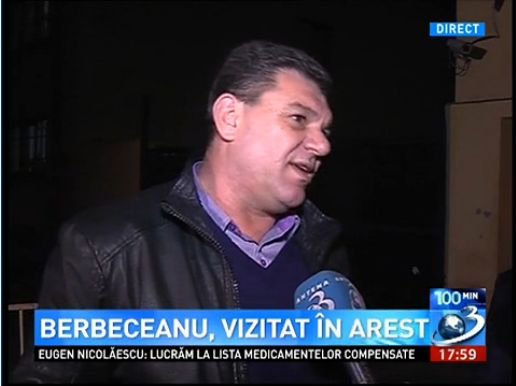 Traian Berbeceanu vizitat în arest de către Corneliu Dobriţoiu şi Dumitru Coarnă