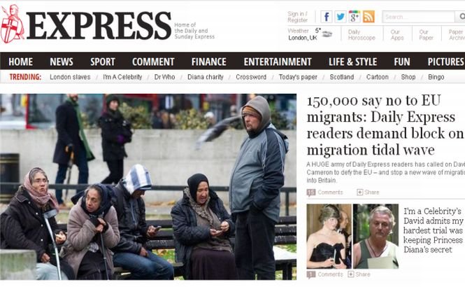 Succes răsunător pentru petiţia Daily Express. Peste 150.000 de britanici spun &quot;NU&quot; imigranţilor români