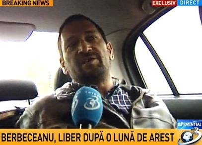Berbeceanu, mărturii la Antena 3: „Am fost ţinut într-un mediu ostil demnităţii mele. Nu există nimic mai umilitor pentru un poliţist decât să fie arestat şi încarcerat”