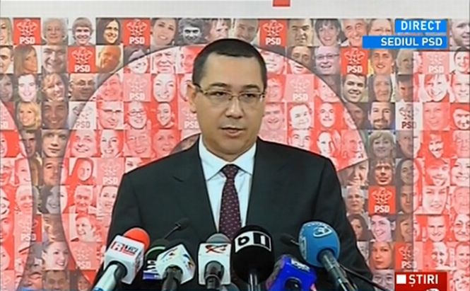 Ponta: Lista candidaţilor PSD pentru PE va fi definitivată în ianuarie