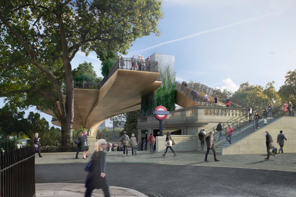 FOTO: Garden Bridge, podul-grădină pe care britanicii îl vor construi peste Tamisa 238508