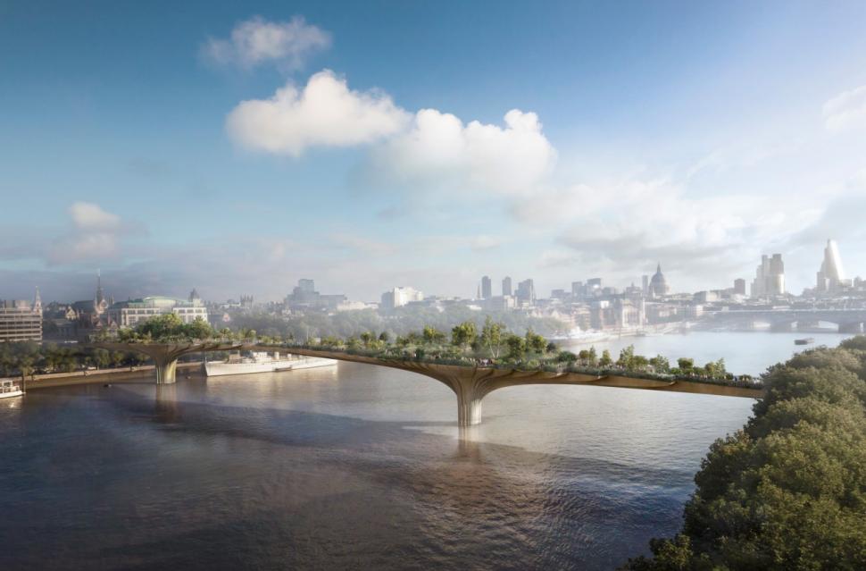 FOTO: Garden Bridge, podul-grădină pe care britanicii îl vor construi peste Tamisa 238509