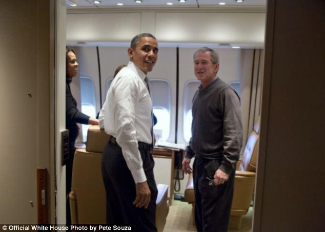 Cel mai EXCLUSIVIST zbor din lume. Familiile Obama, Bush şi Clinton, într-un singur avion 239206