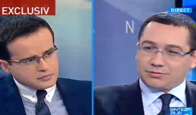 Premierul Ponta: Dacă am folosit termeni care l-au supărat pe domnul Antonescu, îmi pare rău 