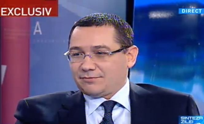 Premierul Ponta, la Sinteza Zilei: Nu cred că Antonescu are o înţelegere cu Băsescu. Vreau să rămânem împreună şi să facem ce am promis 
