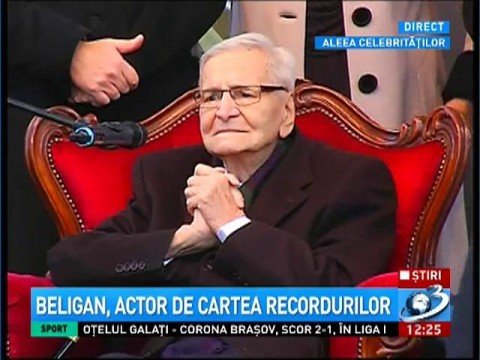 Radu Beligan turned 95 years old. The maestro has become the oldest actor performing in a theatre