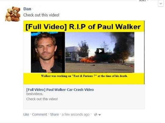 &quot;Vezi TOT VIDEO-ul cu accidentul în care a murit Paul Walker&quot;. Mii de fani au rămas fără cuvinte