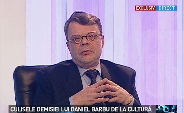 Daniel Barbu, despre demisia din funcția de ministru: Sunt dezamăgit. Puteam să mă exprim mai elegant. Nu am fost sacrificat