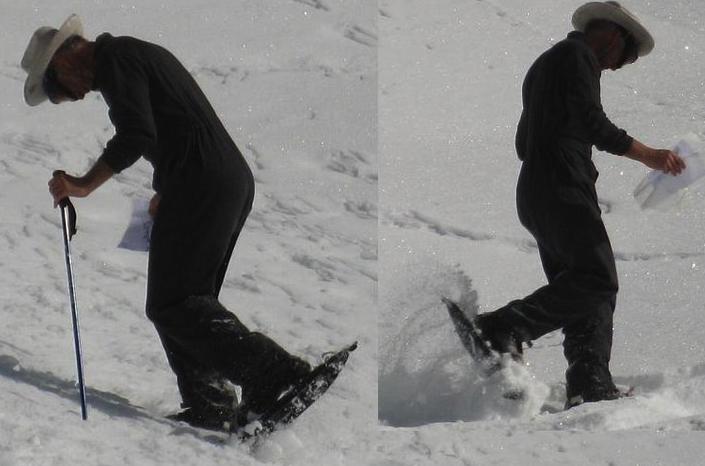 Toată lumea îl credea NEBUN. Când a terminat, toţi au rămas cu gura căscată. Ce a făcut omul ăsta în zăpadă 240812