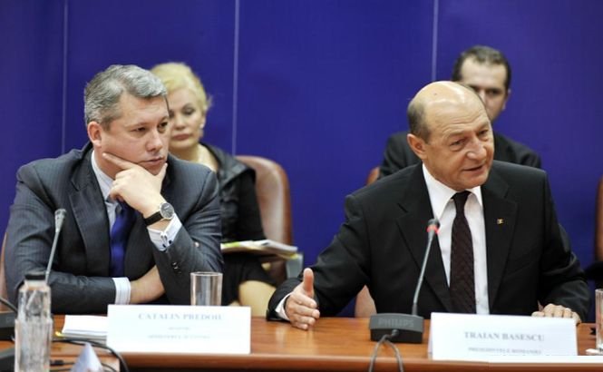 Băsescu, ironic la adresa lui Predoiu: Este preşedintele care ar asigura o linişte deplină în ţară