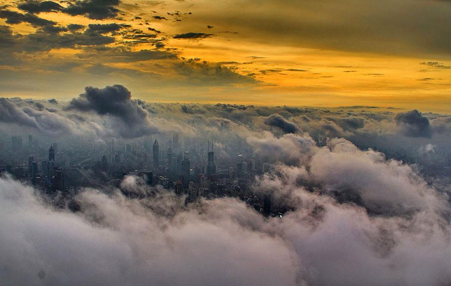 Fotografii spectaculoase cu oraşul Shanghai, realizate de un macaragiu 241697
