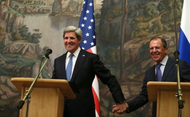 John Kerry şi Serghei Lavrov cer o încetare a focului în Siria înaintea conferinţei de pace din Elveţia