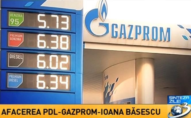 SINTEZA ZILEI. Afacerea PDL-Gazprom-Ioana Băsescu