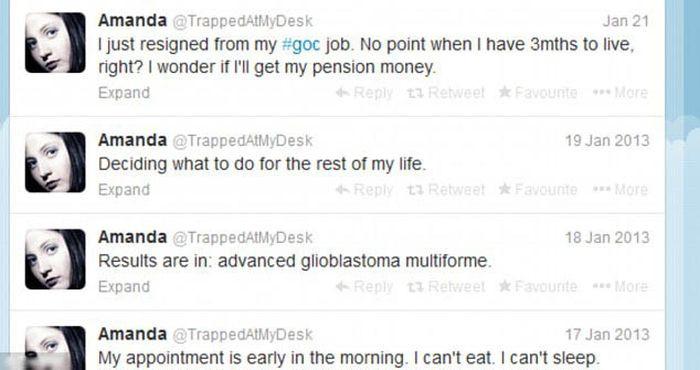 "Fiţi buni unii cu alţii". Mesajul sfâşietor postat de această tânără pe Twitter în ziua morţii sale 243899