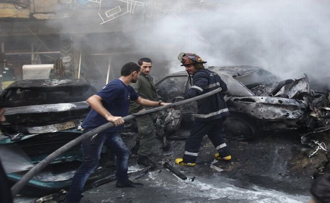 O maşină capcană a explodat într-un bastion Hezbollah din Beirut