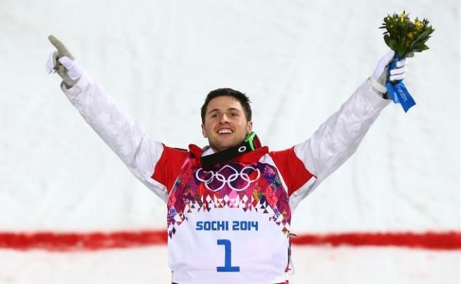 Alex Bilodeau, primul sportiv care-şi păstrează titlul olimpic la schi acrobatic pe teren accidentat