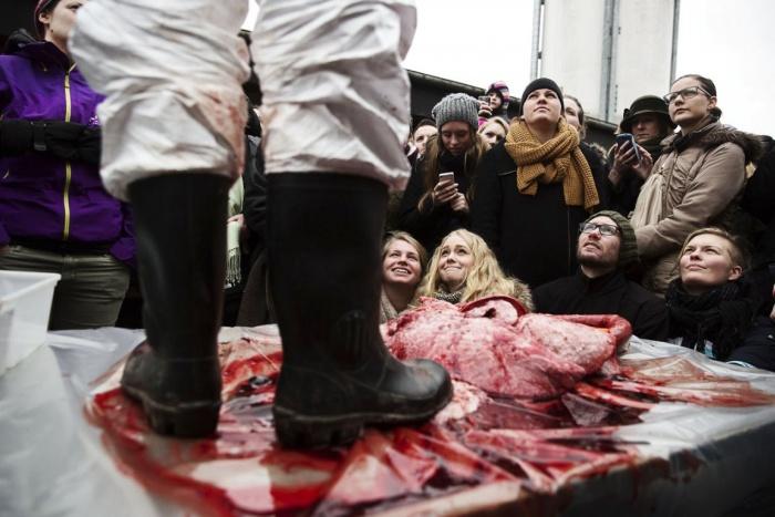 IMAGINI ŞOCANTE surprinse într-o grădină ZOO. Ce i-au făcut acestei girafe, sub privirile a zeci de copii 246591