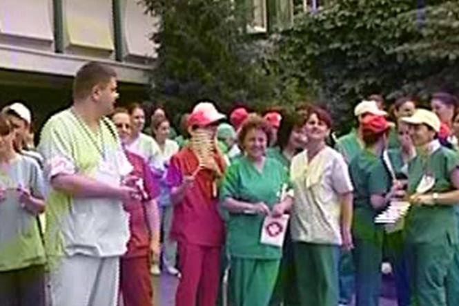 Protest spontan la Spitalul Judeţean de Urgenţă din Vaslui