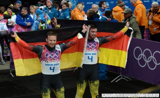 Careu de medalii de aur pentru Germania în concursul olimpic de sanie