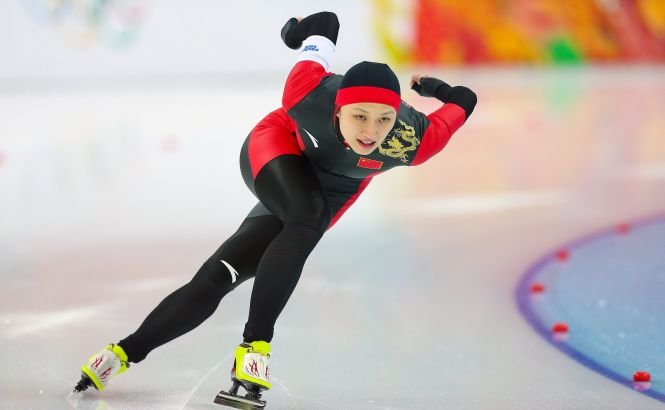 Chinezoaica Zhang Hong a câştigat titlul olimpic în proba de 1.000 de metri la patinaj viteză
