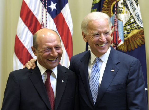 Băsescu şi Joe Biden, convorbire telefonică. Anunţul a fost făcut de Casa Albă