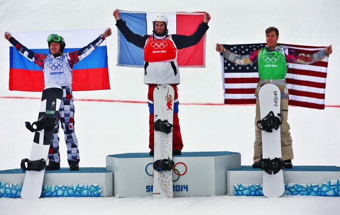 Francezul Pierre Vaultier, campion olimpic în proba de snowboard cross
