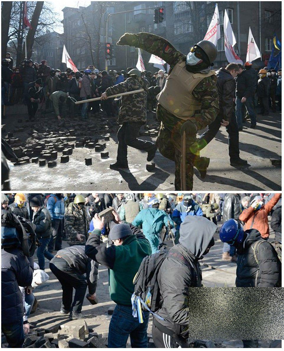 "Dumnezeule, ai milă de sufletele lor!" Imagini CUTREMURĂTOARE postate de protestatarii din Ucraina 247992