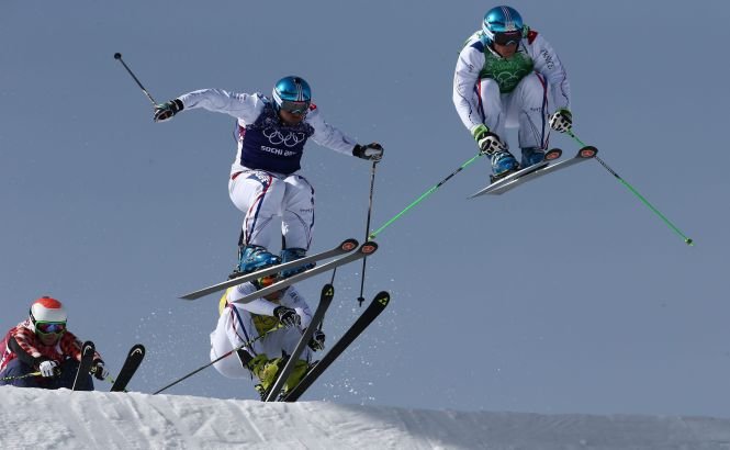 Sportivii francezi au monopolizat podiumul la Freestyle - Skicross masculin