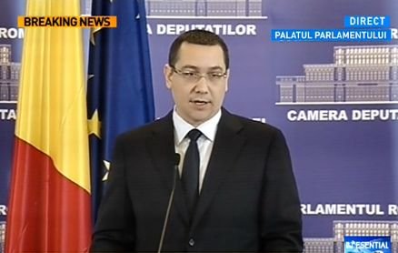 Ponta: Băsescu nu poate contesta, conform legii, hotărârile Parlamentului. Apreciez că Antonescu nu intră în jocul iresponsabil al preşedintelui