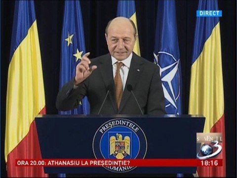 Traian Băsescu: The events in Ukraine are not a threat to Romania but a likely frozen conflict could become a risk